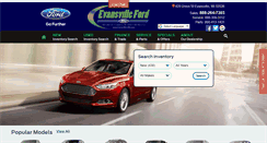 Desktop Screenshot of evansvillefordmotors.com
